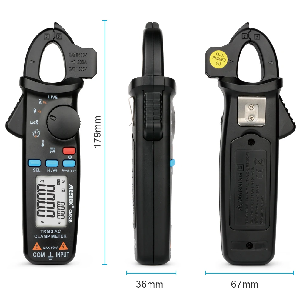 MESTEK CM82A/CM82B/CM82C автоматический клещи Pince Multimetre AC/DCpinza Amperimetrica цифровой