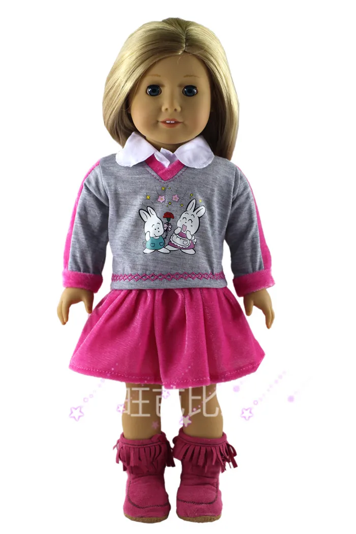 Лидер продаж 2017 модная одежда для кукол Pullip 18-дюймовых американских школьная