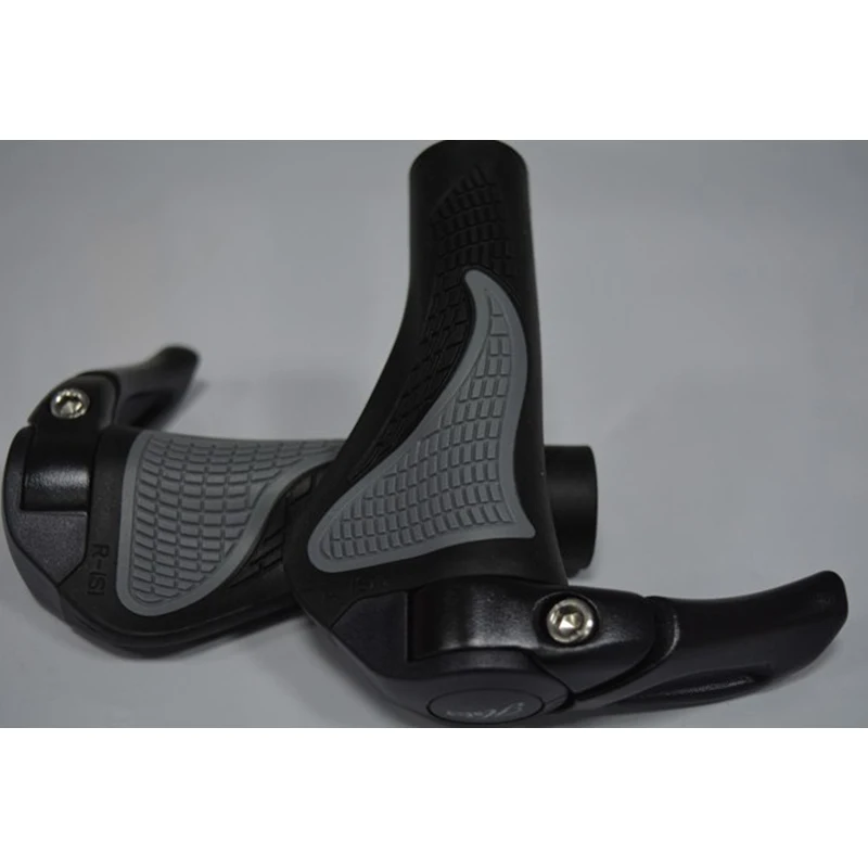 Aluminum Alloy Rubber Bicycle Grips Ends MTB Road Bike Handlebar Soft Handle Bar End Caps Lock on Cycling | Спорт и развлечения