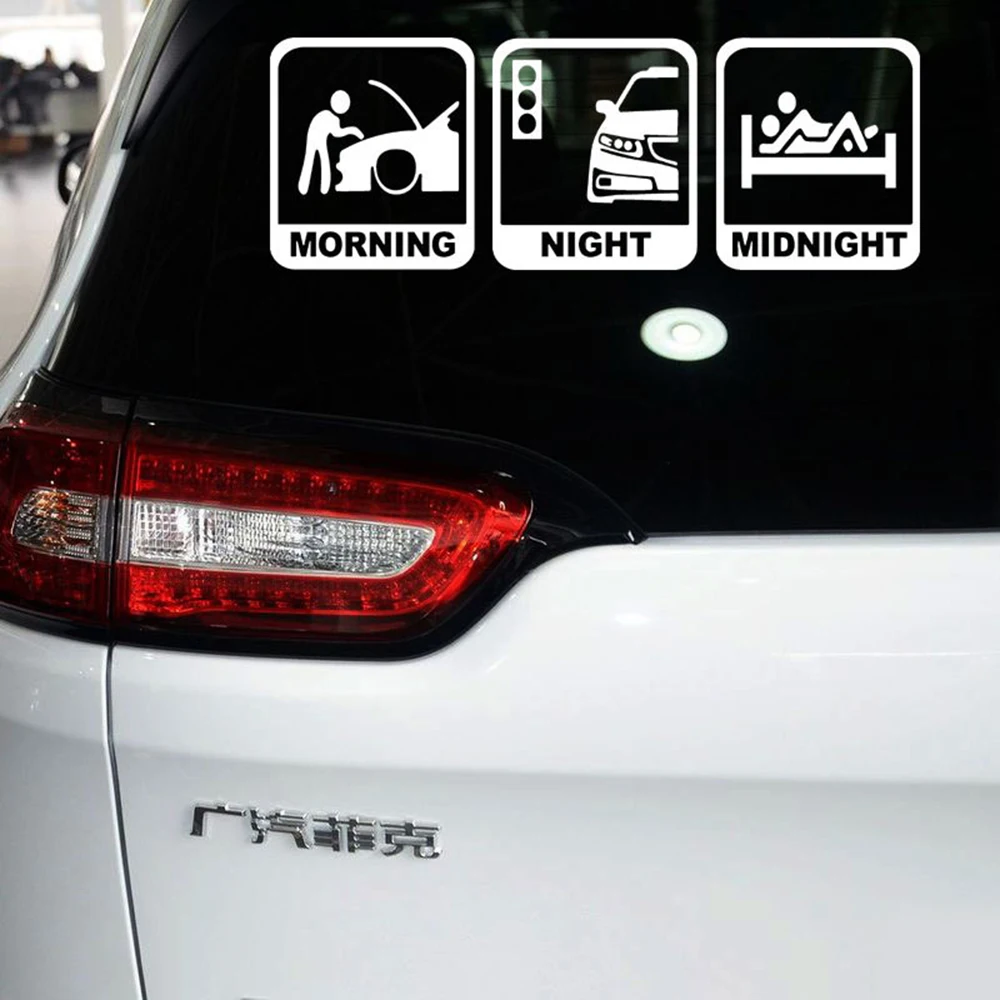 Светоотражающая наклейка Aliauto на заднюю панель автомобиля забавные аксессуары