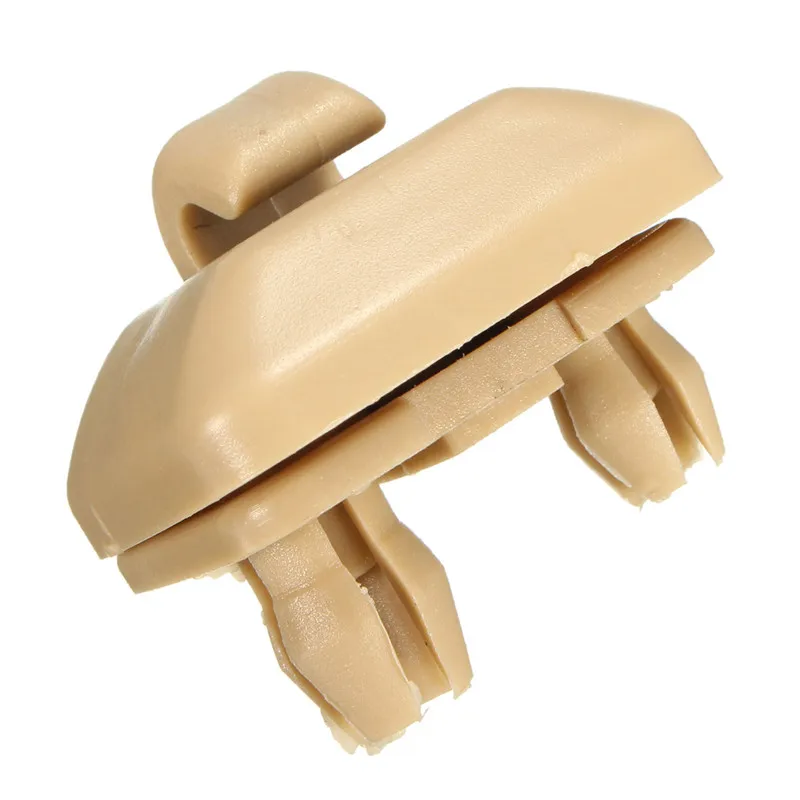 Beige Внутренний солнцезащитный козырек вешалка крюк зажим Кронштейн Подходит для Audi A1 A3 A4 A5 Q3 Q5 2013- 8E0857562A 8E0857562 - Название цвета: Beige