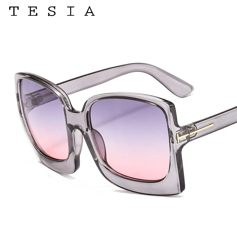 Солнцезащитные очки в ретро стиле женские дизайнерские темные квадратной оправе