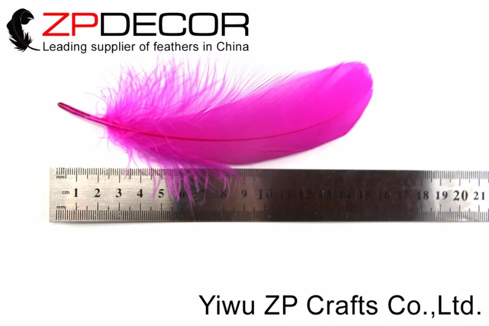ZPDECOR перо от производителя 200 шт./лот красивые фуксия Гусь Nagoire свободные перья