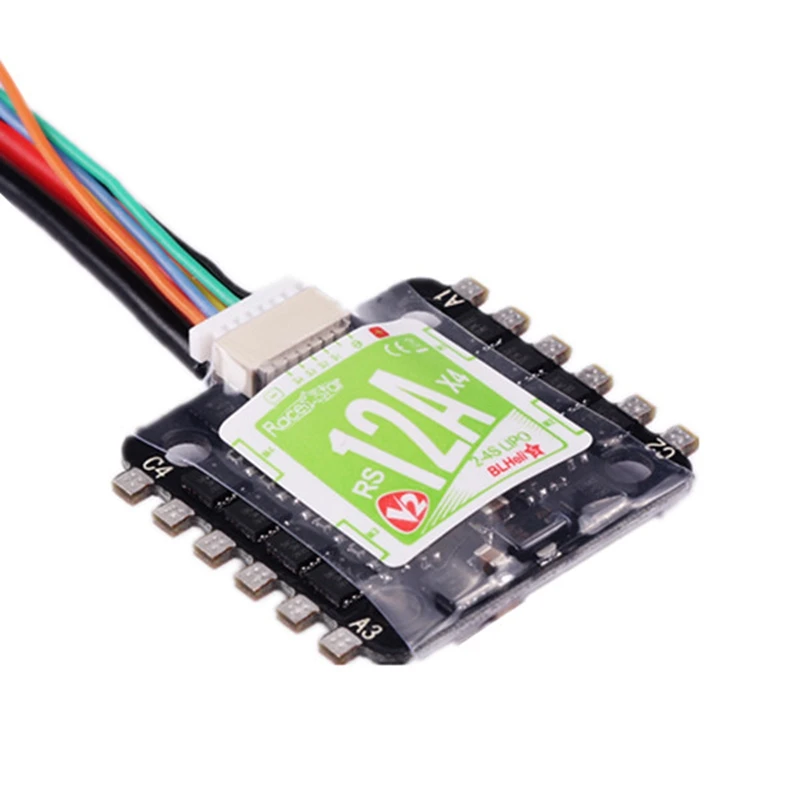 Новое поступление 20x20 мм Racerstar Mini RS12Ax4 12A Blheli_S BB2 2 4S 4 в 1 бесщеточный ESC D Shot готов для
