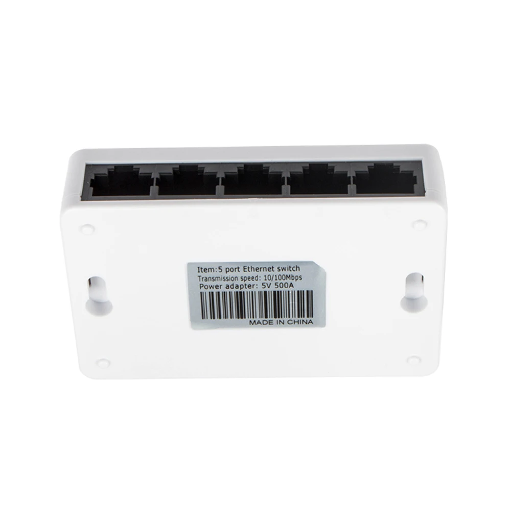Сетевой коммутатор 5 портов Fast Ethernet 10/100 Мбит/с LAN RJ45 Коммутатор Концентратор с
