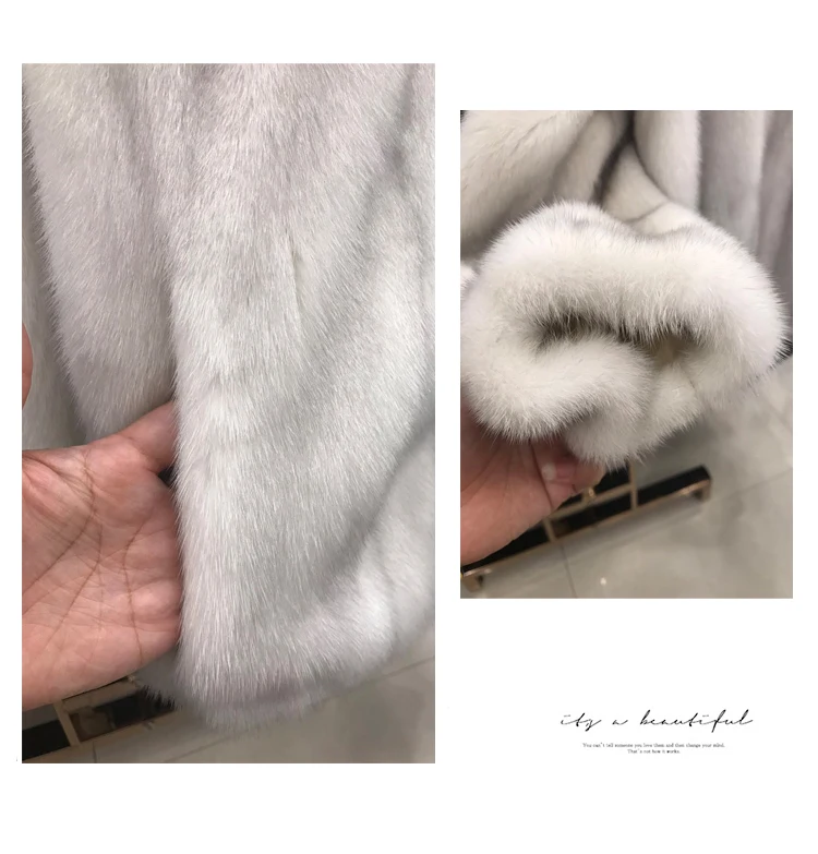 2017 короткая норковая шуба Arlene sain свободная блузка из двух частей с рукавами