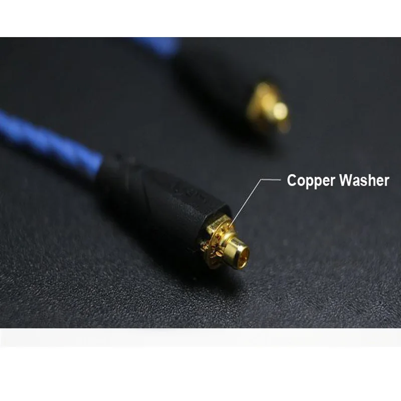 Senfer Медный Серебряный микс наушников провод mmcx кабель микрофон для shure SE425 SE215 SE315