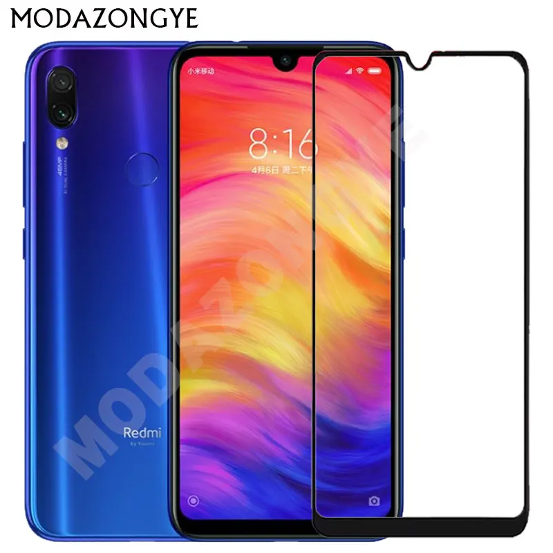 Для закаленного стекла Xiaomi Redmi Note 7 Защита экрана полное покрытие стеклянная