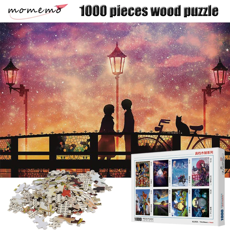MOMEMO Sweet Love (Сладкая любовь) 1000 шт. головоломки деревянный для взрослых Сборка