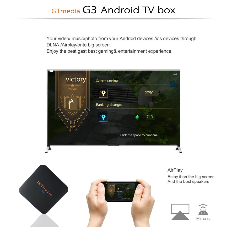 IP tv GTMEDIA G3 декодер Smart 4K Ultra BT4.0 Android 7,1 DRM Widevine L1 Netflix медиаплеер HDCP1.4 HDCP 2,0 Smart tv
