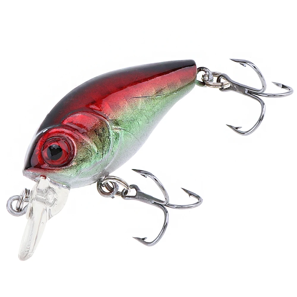 1 шт. 4 5 см 2 г рыболовная приманка для глубокого плавания Crankbait 0 м глубина туго