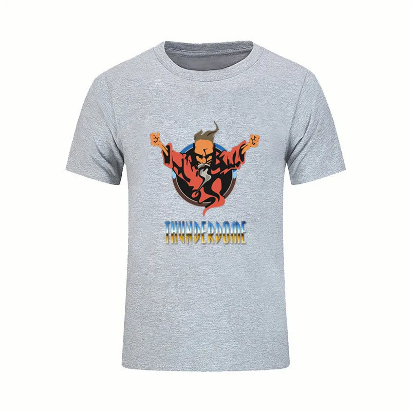 Мужские футболки с логотипом Thunderdome wizard короткими рукавами и круглым воротником
