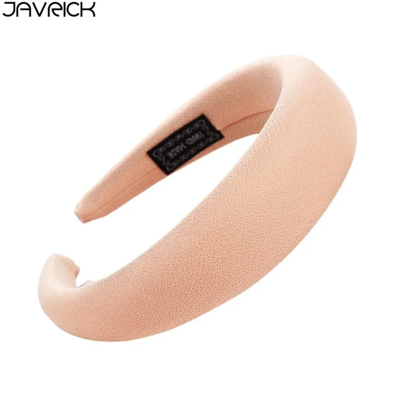 Korean Pink Корейские женские мягкие уплотненные губки широкая повязка на голову для женщин сладкий карамельный цвет обруч для волос окантовка текстурированная поверхность Банкетный головной убор - Цвет: Korean Pink