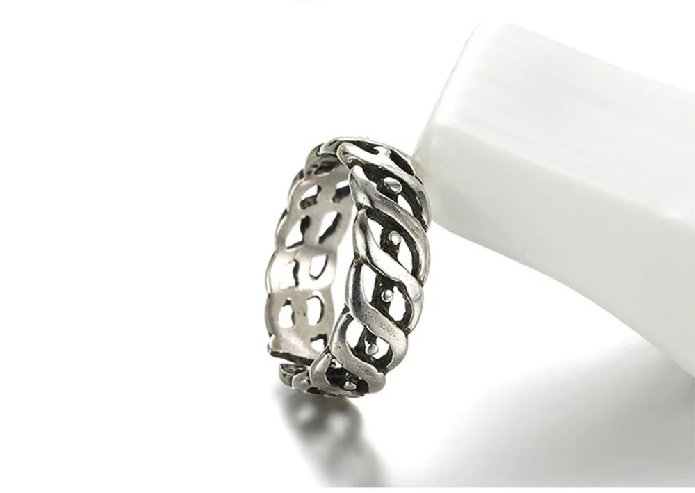 Chandler New Antique Classical Link Chain Design Ring For Women Men Tail Justable Chic Turkish Luxury | Украшения и аксессуары