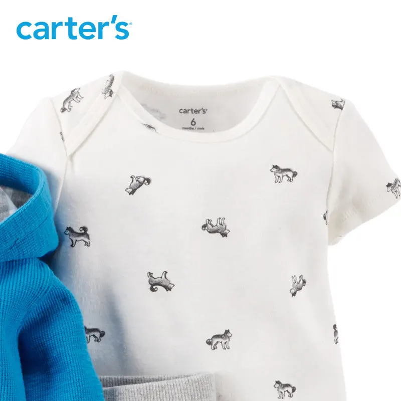 Carter's/3 шт. для маленьких детей хлопковый кардиган комплект 127G054 продается из
