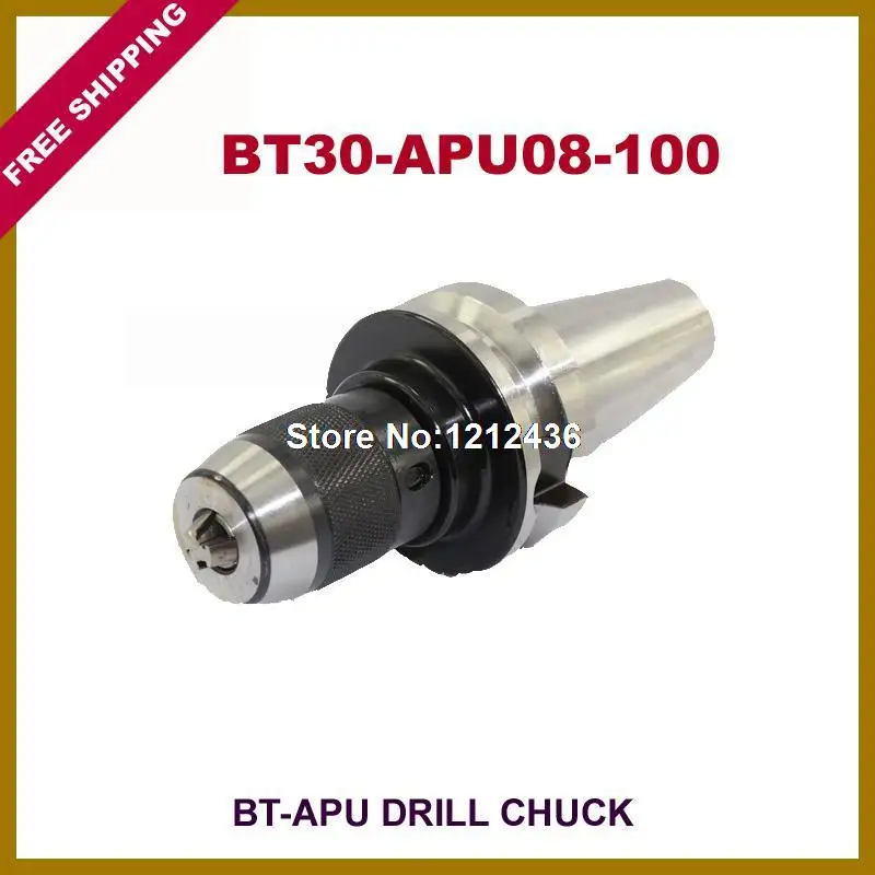 

Free Shipping BT30-APU8-100 Drill Chuck Toolholder System Working On CNC Milling Machine
