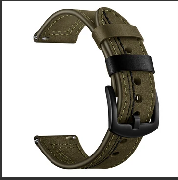 C Кожаный ремешок для наручных часов, ремешок для samsung gear, спортивные Смарт-часы, носимые устройства 10,16 - Цвет: C