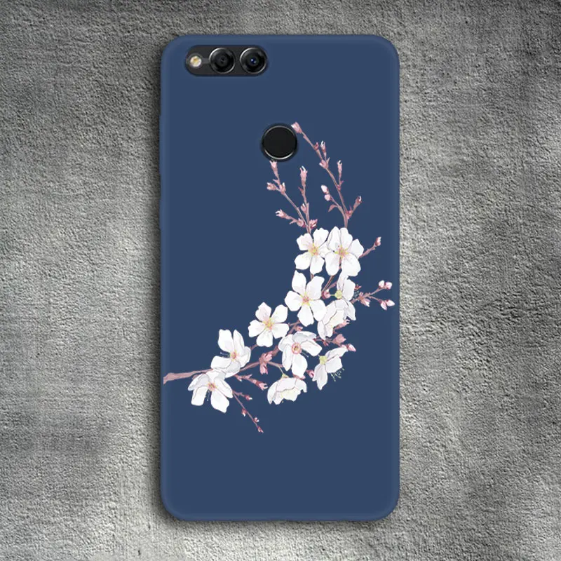 12 Чехол для телефона huawei Honor 6X 7C 7X 8C 8X TPU Fundas Para Coque для Honor 7A Pro 9 Lite черный матовый чехол - Цвет: 12