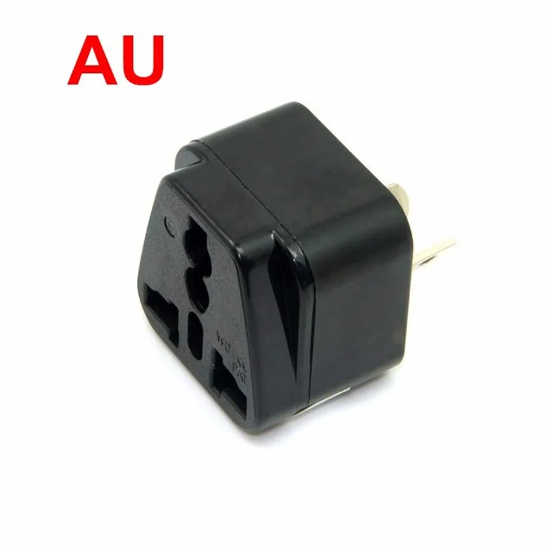 Универсальный 3 контактный адаптер питания переменного тока для Германии Европы