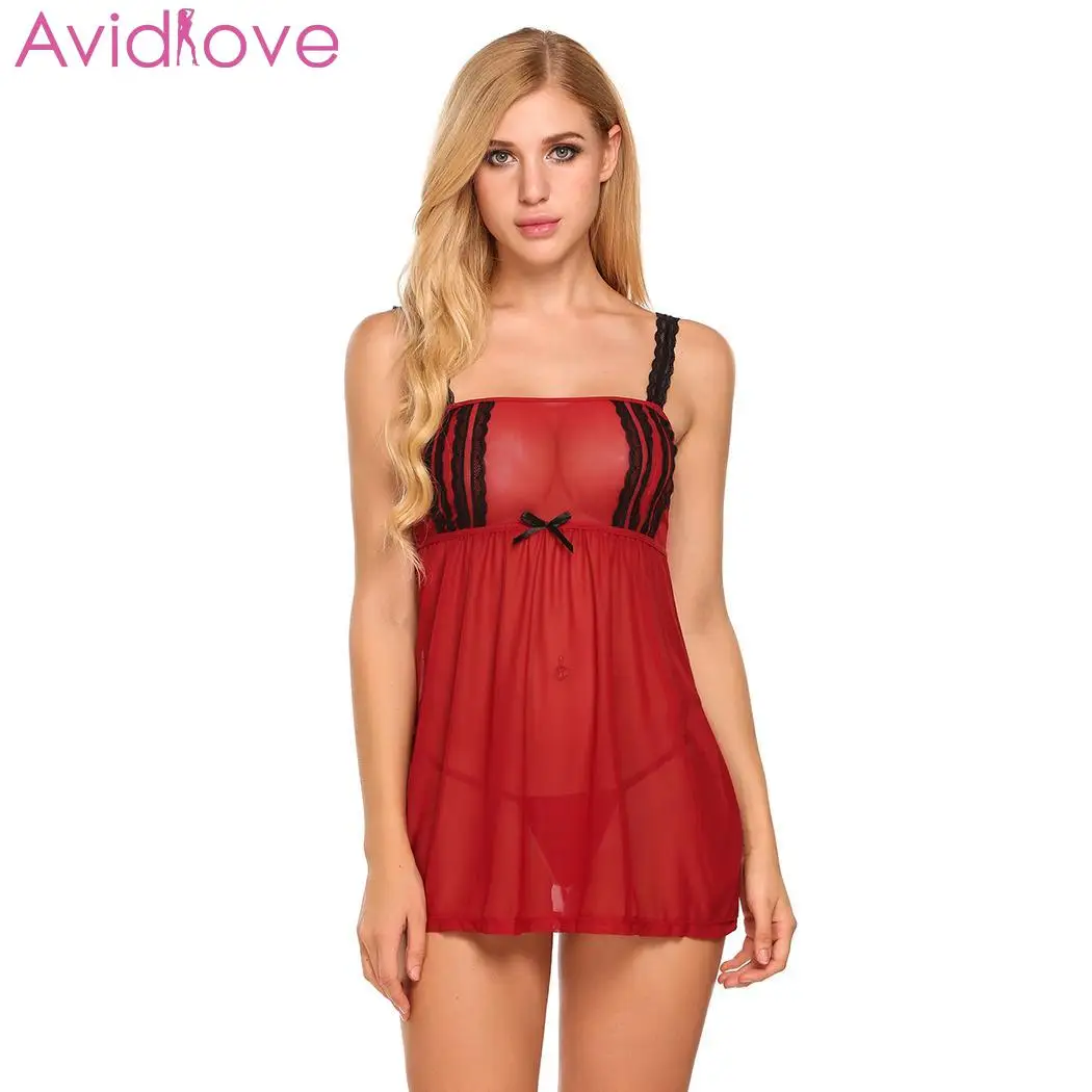 Avidlove женское сексуальное нижнее белье горячие эротические костюмы платье