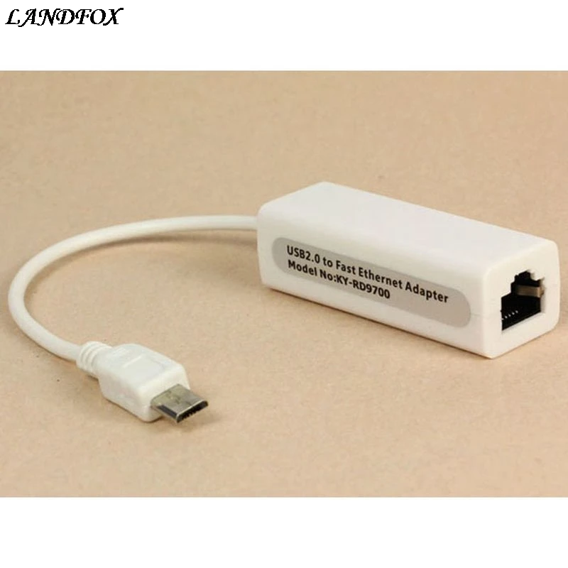 Новый Микро Мини 5pin USB к RJ45 10/100M Ethernet сетевой адаптер для SamsungTable PC Горячая