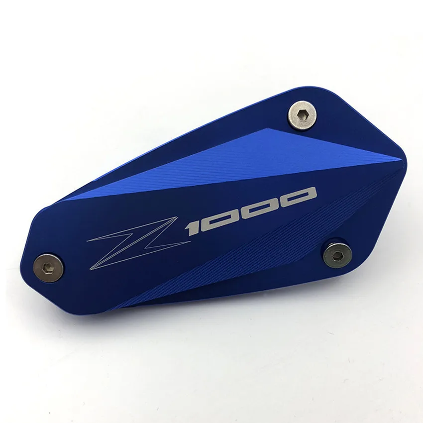 Аксессуары для мотоциклов Запчасти для Kawasaki Z1000 2010 2011 2012 2013 Передняя Тормозная жидкость резервуар Кепки крышка - Цвет: Синий