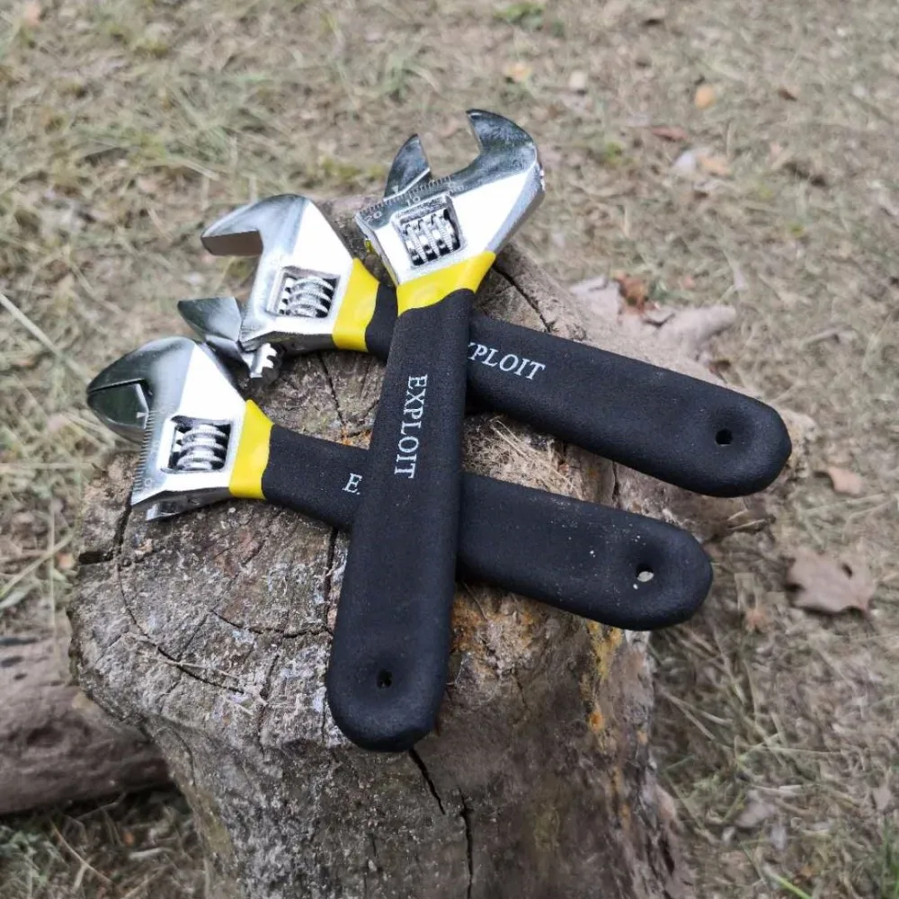 

Anti-slide Adjustable wrench set universal adjustable monkey spanner ganzo alicate desincapador 6 Inch 8 Inch 10 Inch