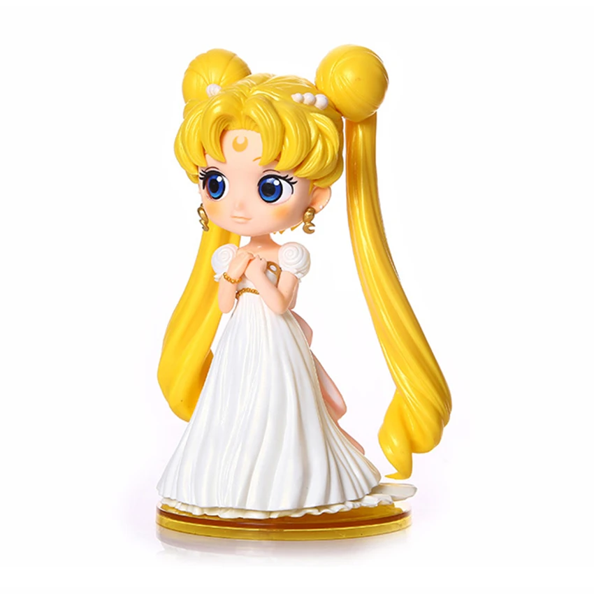 Haocaitoy фигурка игрушки Sailor Moon Qposket Edition Свадьба Луна Qianny Аниме фигурки куклы ПВХ
