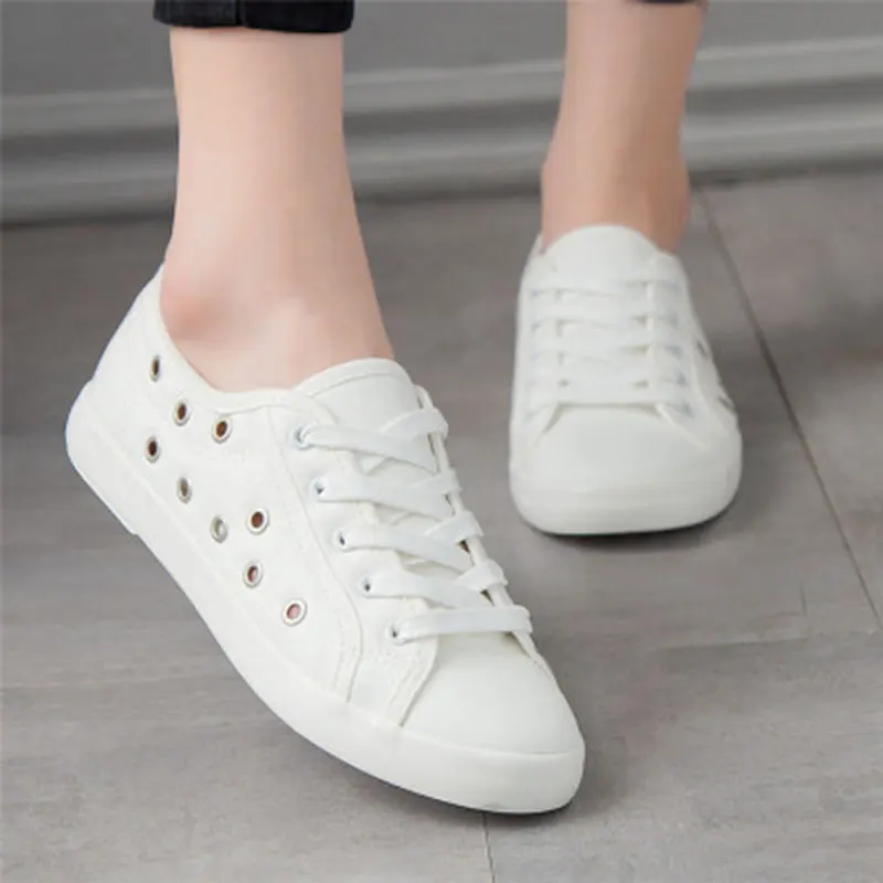 Женские кроссовки белая прогулочная обувь для отдыха 2018 нескользящая