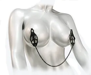 Черный БДСМ, японский клевер, рандомные зажимы, зажим из нержавеющей стали для сосков, секс-игрушки для взрослых