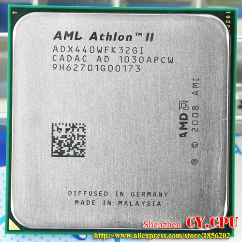 Процессор AMD Athlon II X3 440 трехъядерный процессор (3 0 ГГц/L2 = 1 5 м/95 Вт/2000 ГГц) разъем am3 am2