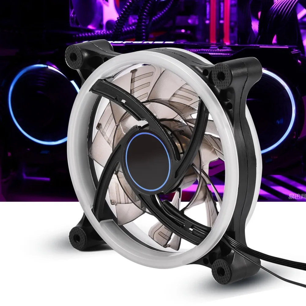 Светодиодный светильник RGB 6PIN вентиляторы компьютерного охлаждения 12 В 0 35 А для