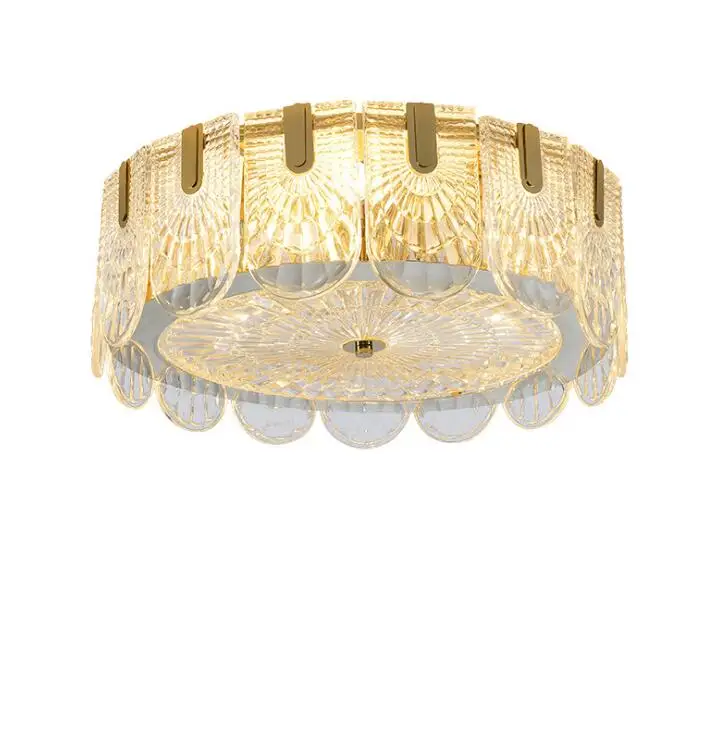 Постмодерн стеклянная лампа креативная Корона потолочная дизайнерская вилла