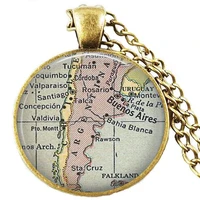 argentina map necklace argentina map pendant argentina map jewelry map pendant jewelryargentina charms handmade jewelry
