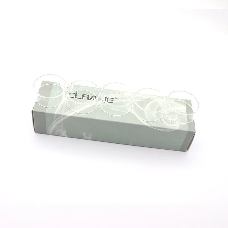 Оригинальный Yuhetec прямой Сменный стеклянный бак pyrex запасная стеклянная трубка
