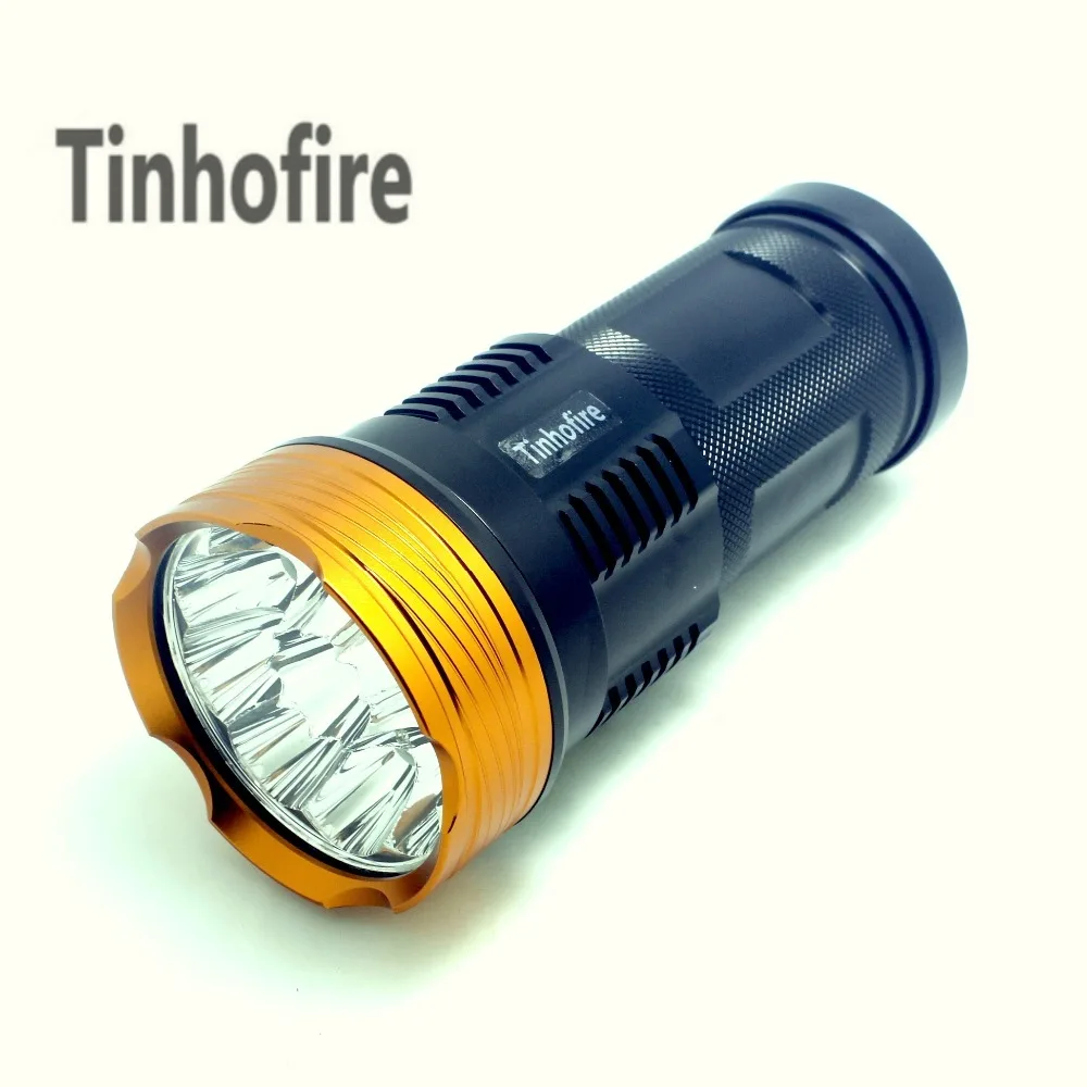 Tinhofire 20000 люмен King 10T6 светодиодный фонарик 10 светодиодов CREE XM L T6 с 4 зарядными