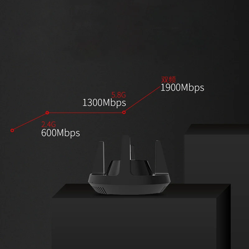 New Hot 1900M Wireless Network Adapter Dual Band Stable WiFi Adapter for PC Gaming