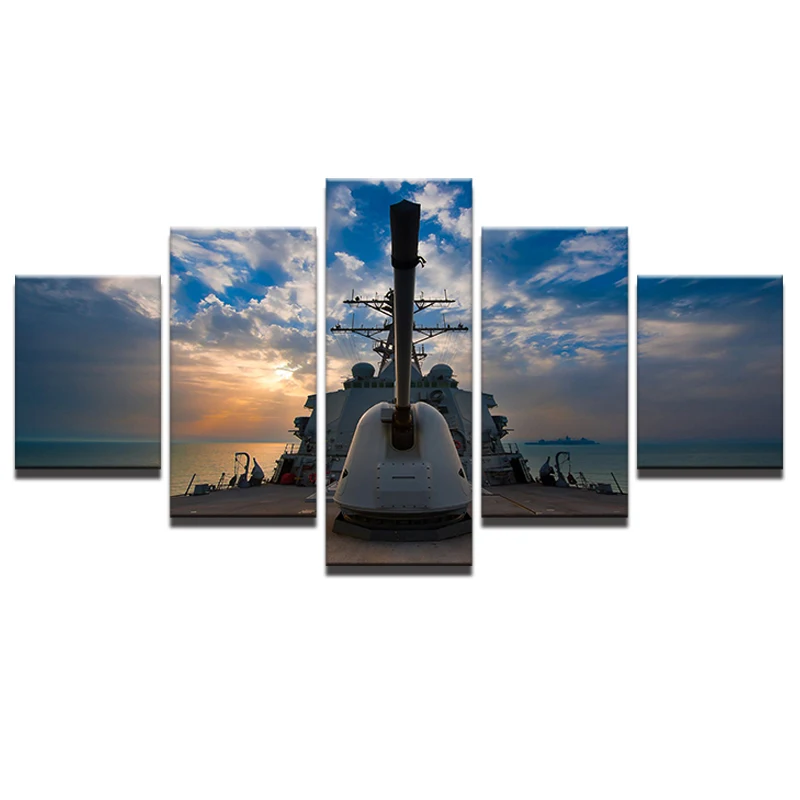 HD Художественная печать на холсте Абстрактная живопись Декор стены гостиной 5