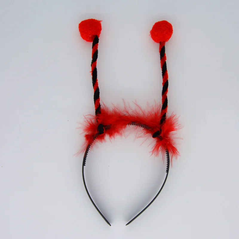 Red Yellow Antenna Bee Cosplay Animal Headbands Kids Adulst Hairbands Carnival Party home decor wedding birthday|headband for kids|headband