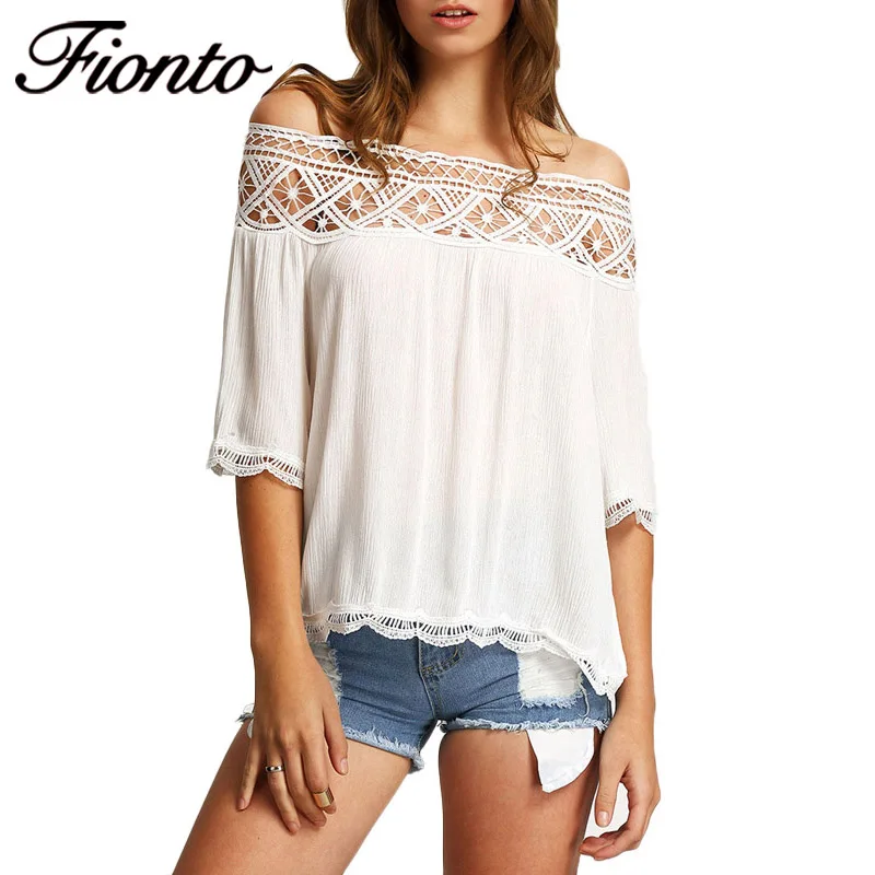 FIONTO шифоновые Блузы просторного кроя на цельнолитой подошве красивые прозрачные