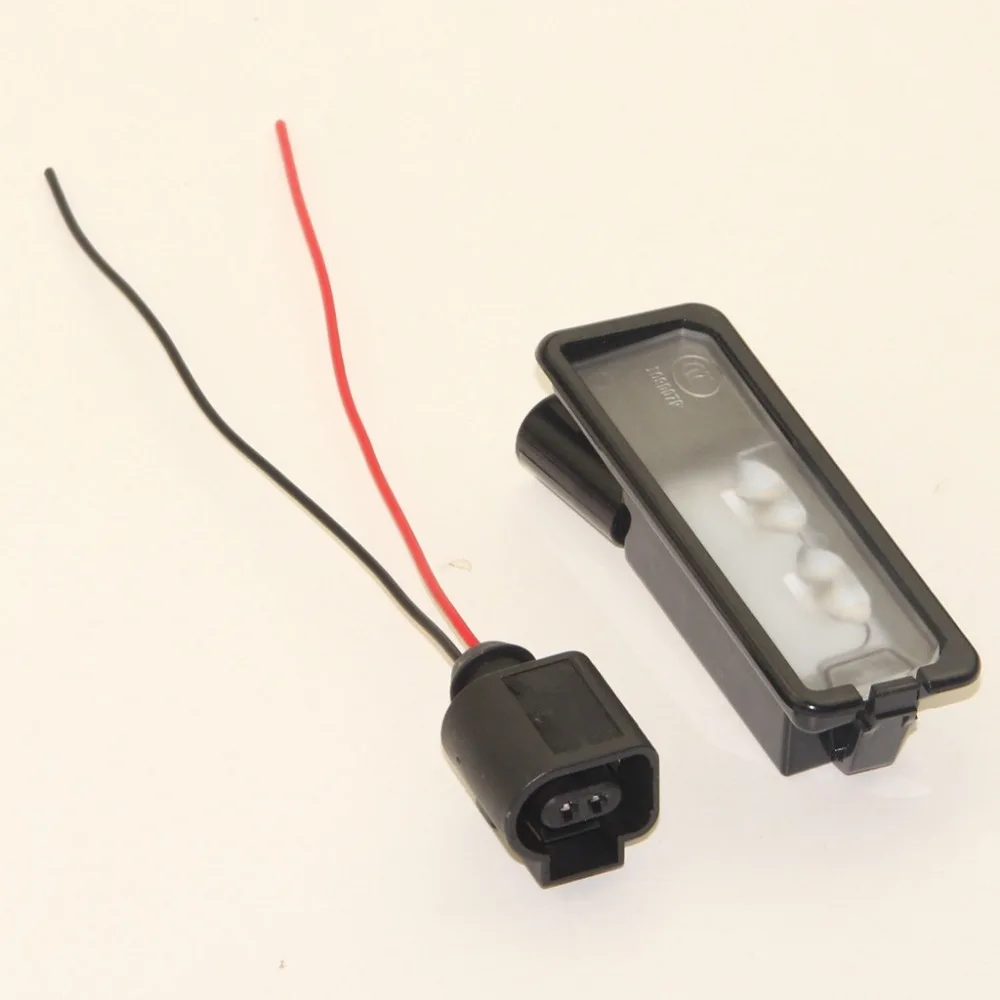 4 шт. светодиодный светильник номерного знака и вилка для Golf MK6 MK7 Passat B7 CC Scirocco Beetle