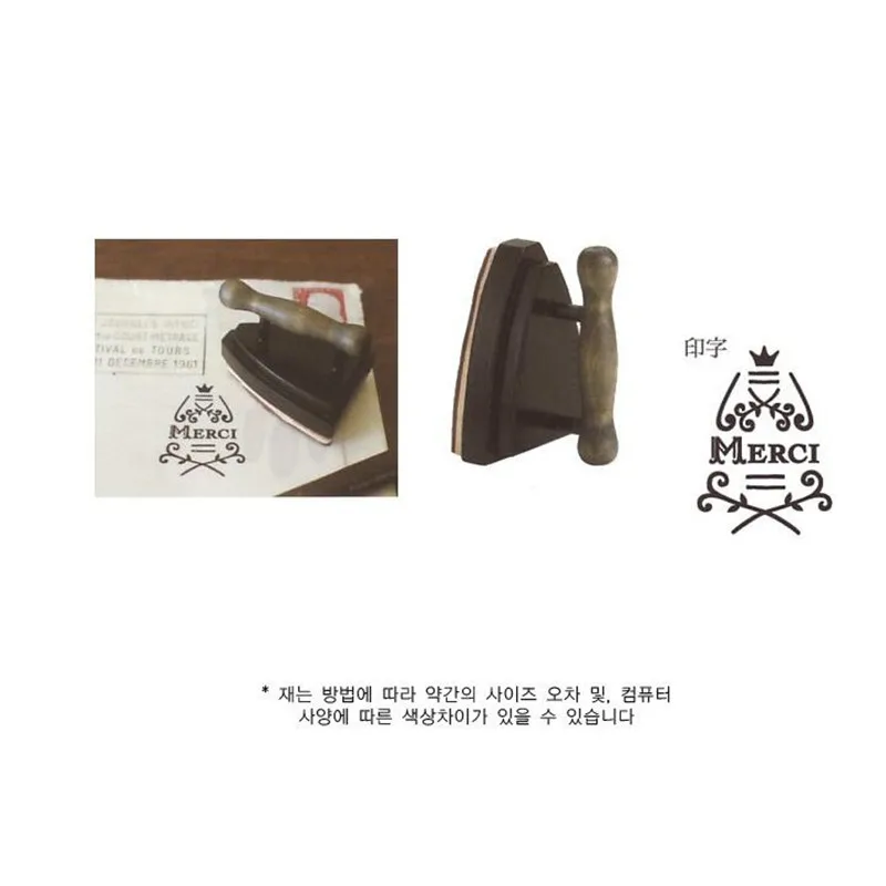 1 шт./упак. новый милый Винтаж железа Форма французский спасибо прозрачный штамп