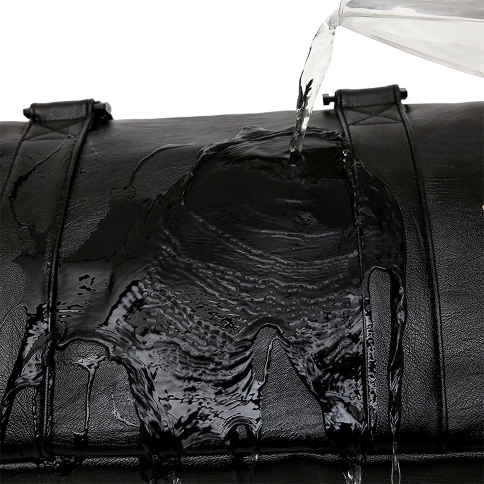 Дорожная сумка из искусственной кожи для женщин и мужчин Водонепроницаемая