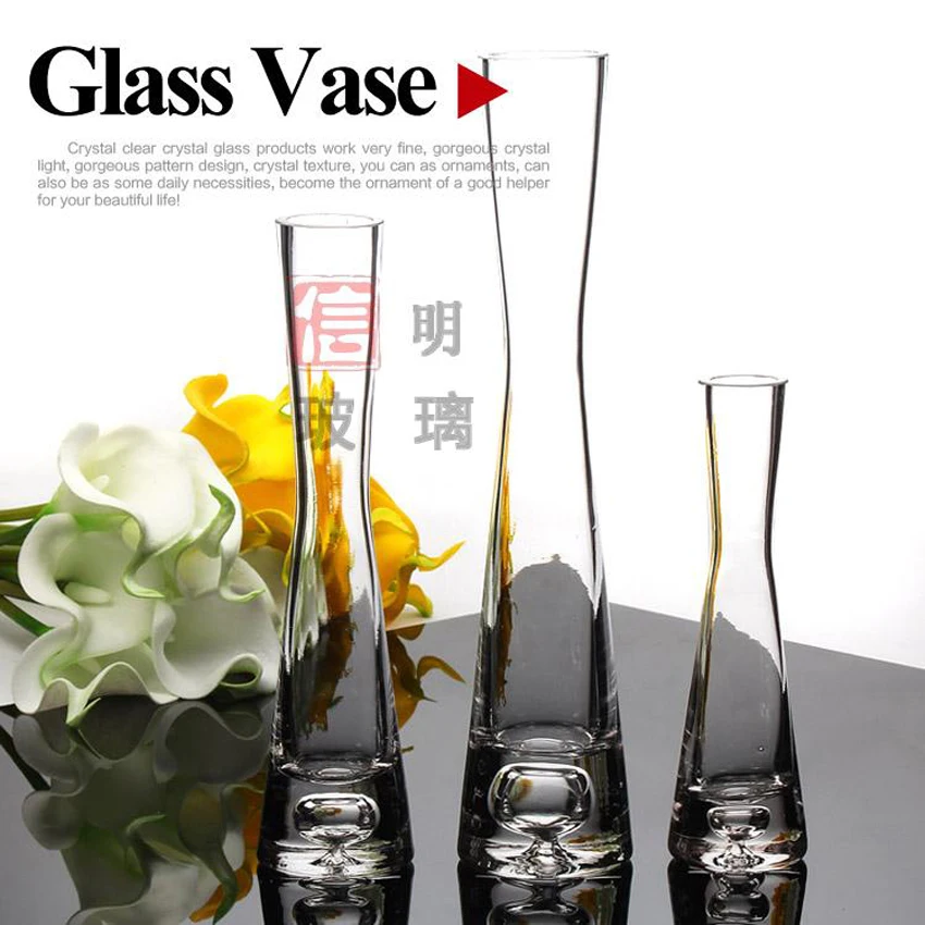Современная креативная настольная ваза для цветов украшение дома прозрачные