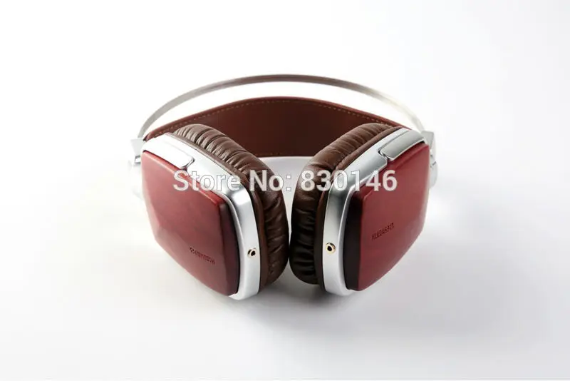 Высококачественные наушники HiFi Wooden 50mm с динамическим металлическим монитором из