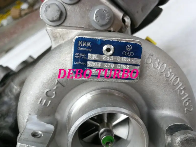 Новые оригинальные BV43 53039700152 03L253019J Турбокомпрессор Для EOS Golf V VI PASSAT B6 Scirocco Tiguan AUDI A3CBAA/CBAB/CBDA/CBDB 2,0