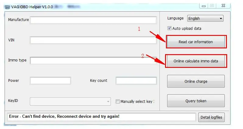 VAG OBD помощник работает с Lonsdor K518ISE ключ Progarmmrer и VVDI2 для V-W Audi Skoda 4th Immo калькулятор данных 1 Бесплатный жетон