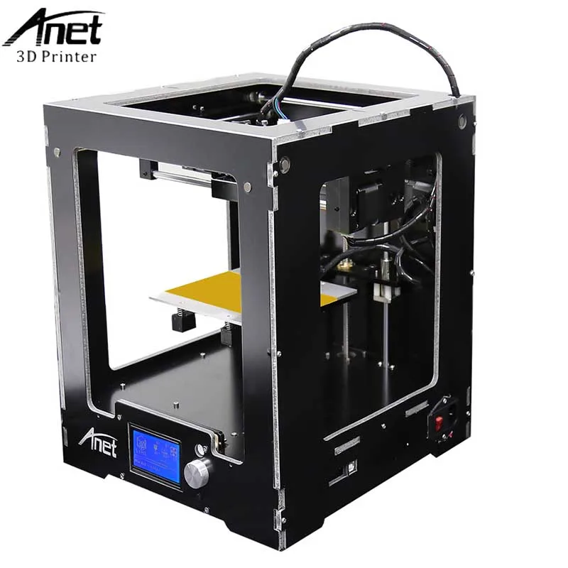 Anet A3 3D принтер машина полностью акриловый Собранный Reprap i3 комплект с нитью 8G sd
