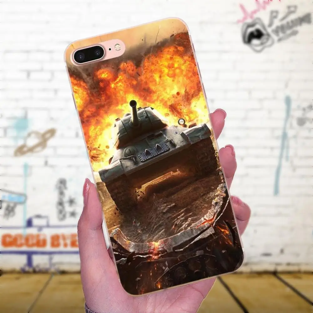 Мягкий чехол World Of Tanks Multi для Xiaomi Mi3 Mi4 Mi4C Mi4i Mi5 Mi 5S 5X 6 6X 8 SE A1 Max Mix 2 Note 3 4 | Мобильные