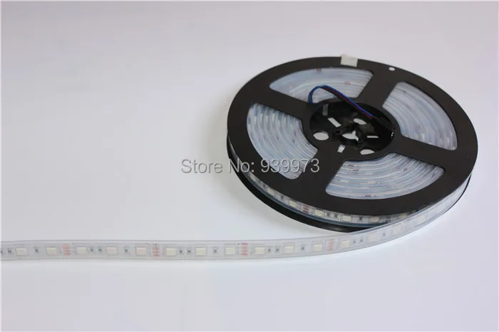 5 м/лот 300LED RGB/белый/теплый белый/синий/красный/зеленый/желтый IP67silicon tube